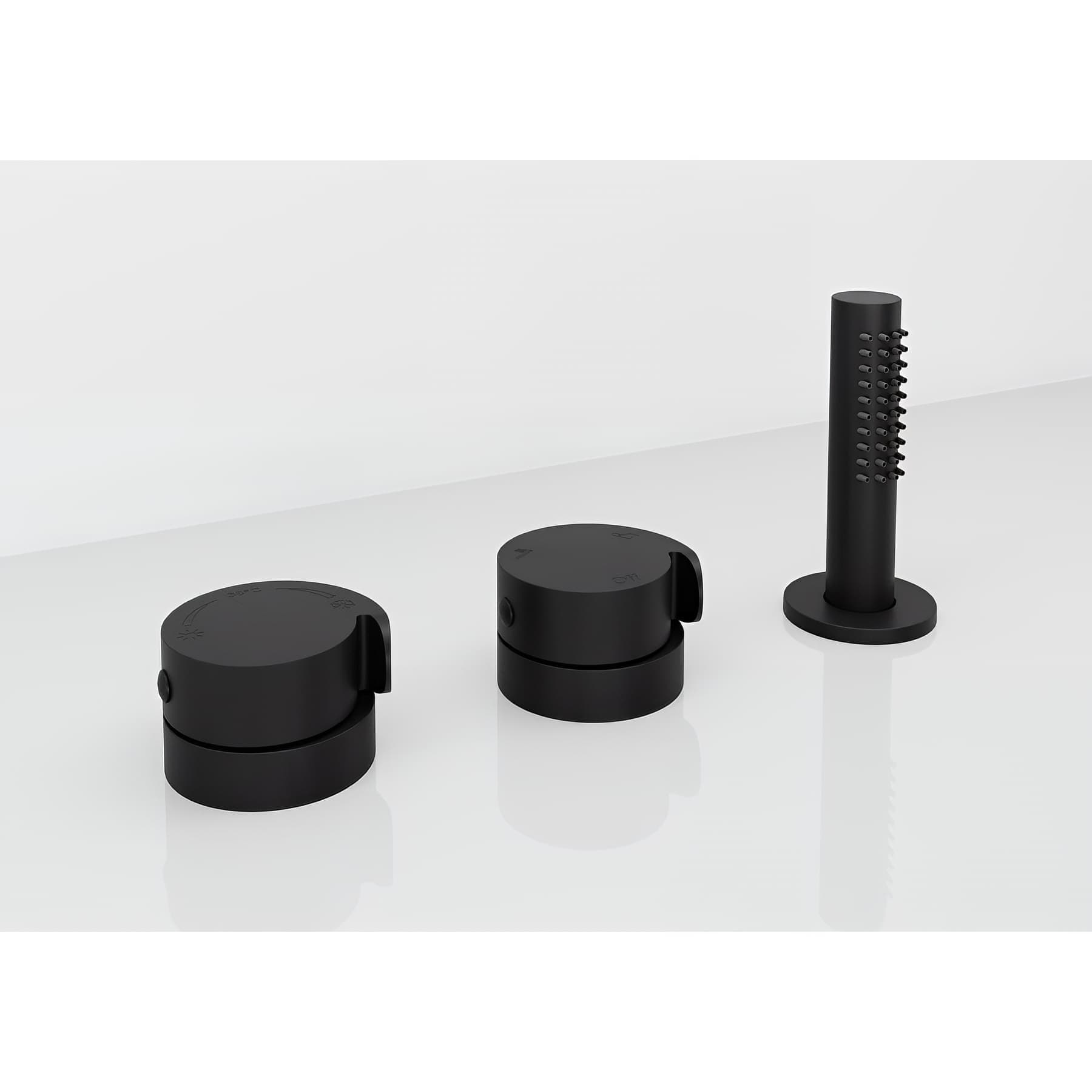 Robinetterie thermostatique GAMMA noire mat