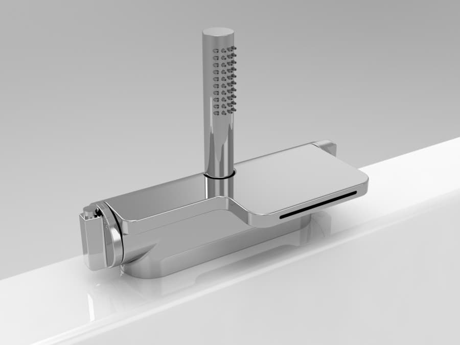 Robinetterie thermostatique KAPPA chromée cascade de remplissage intégrée